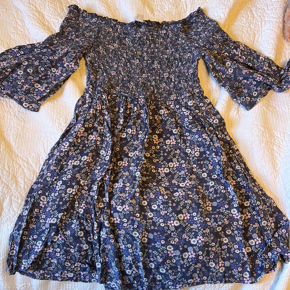 Floral Off Shoulder Dress